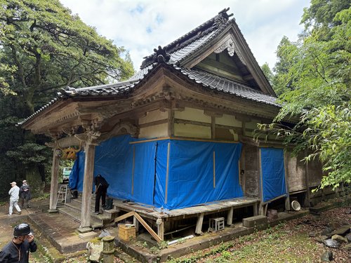被災から一年以上経過後の状態