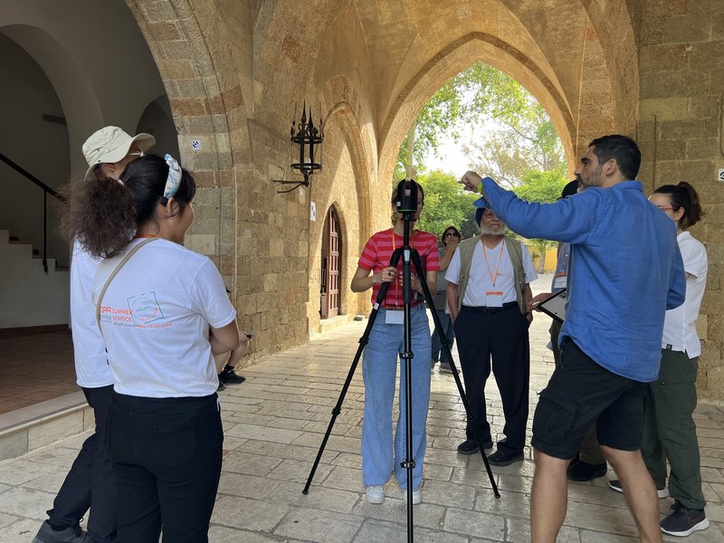 レーザースキャナー操作方法の実演