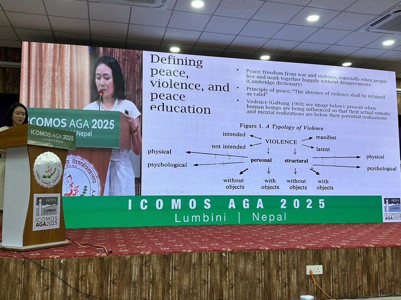 16日のシンポジウムでの発表の様子（撮影：大窪健之氏）