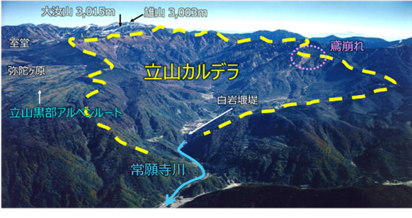 １立山カルデラ全景