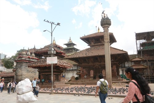 写真1 カトマンズ・ハヌマンドカ王宮広場(2022年8月)