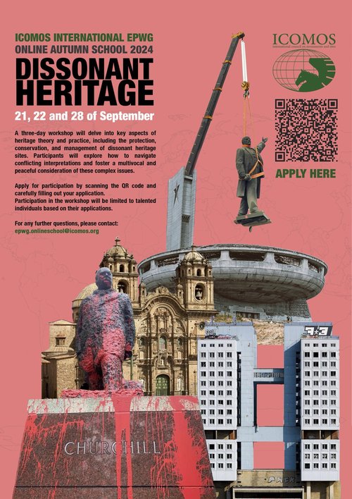 Figure 4. Poster of the Dissonant Heritage Autumn School, online, September 2024. Source: EPWG organisers.