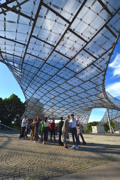 Figure 8. Site visit to Olympiapark Munich as part of the Summer School programme. Source: EPWG organisers.