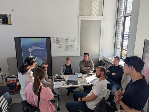 Figure 9. Roundtables and group discussions during the Olympiapark Munich: Conceptualising a Conservation Management Plan Summer School, Munich, September 2025. Source: EPWG organisers.