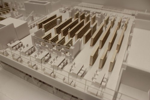 2016年のDOCOMOMO Japan伊賀市庁舎（旧上野市庁舎）再生計画の模型写真