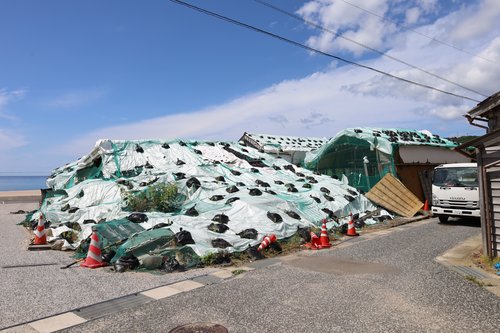 写真４　旧角海家住宅（重要文化財）の現状