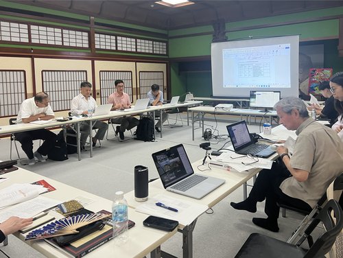 写真８　日中韓城郭用語集出版に向けた作業会議