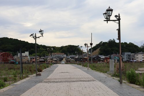 写真９　公費解体が完了した輪島朝市通り