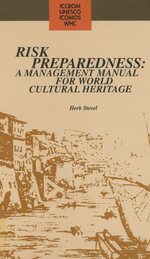 図２　Risk Preparedness, 1998 ICCROM 表紙