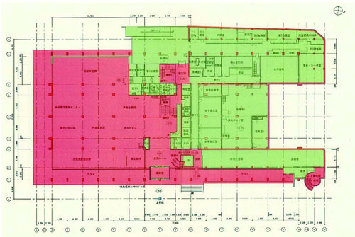 １階の保存部分