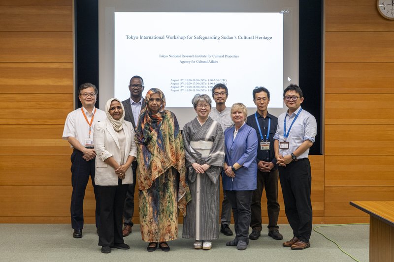 ワークショップに参加した日本とスーダンの専門家